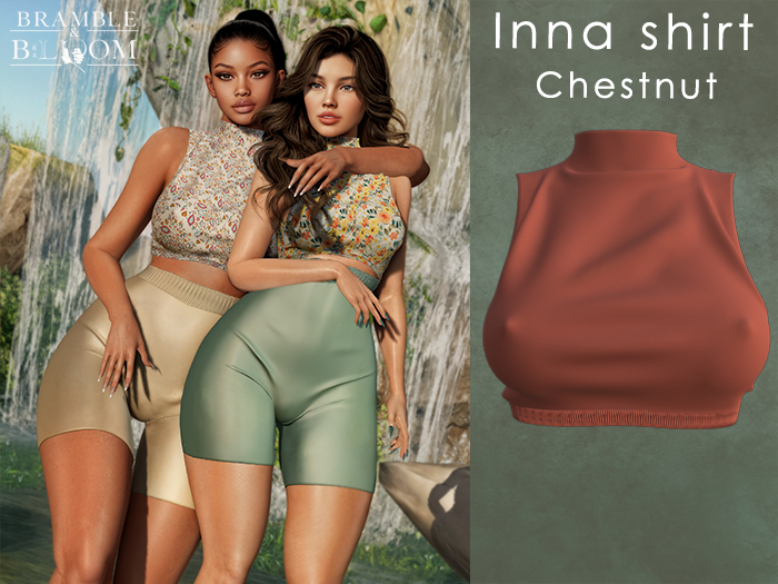 B&B: Inna top (chestnut) 