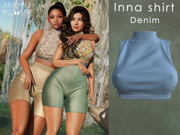 B&B: Inna top (denim) 