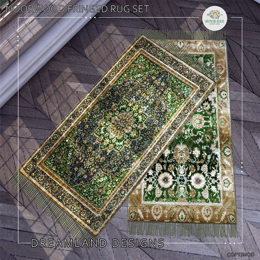 DD Noorwood Fringed Rug Set