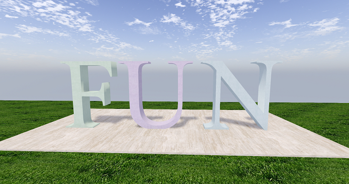 Fun Fotobackdrop 4 prims