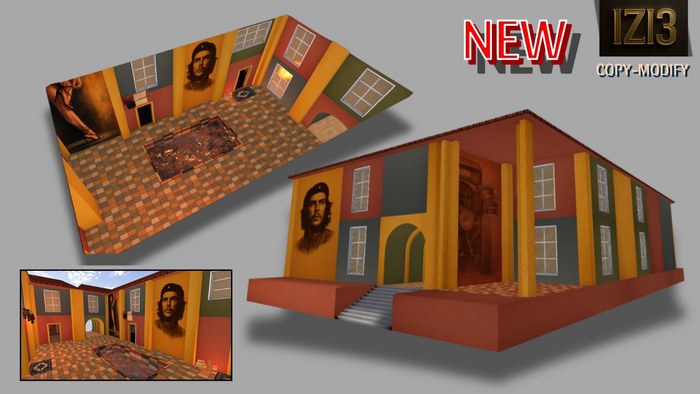 Mega Colorful Cuban Apartment _ Copy & Modify