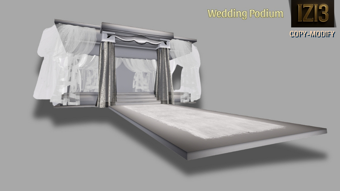 Wedding Podium - Copy & Modify