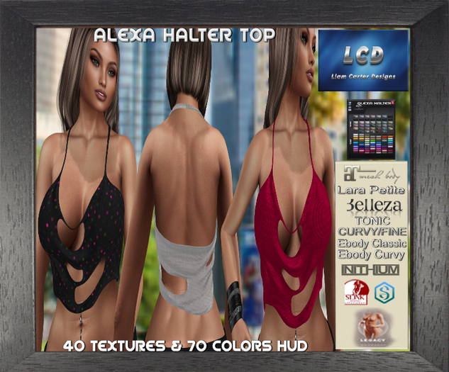 LCD Alexa Halter Top DEMO