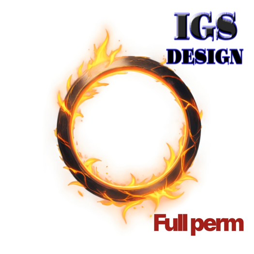 1024*1024 PNG FULL PERM Burning Ancient Ring /Portal / Frame