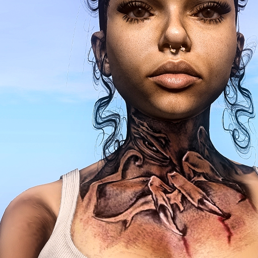 FR ~  Madd Neck Tattoo