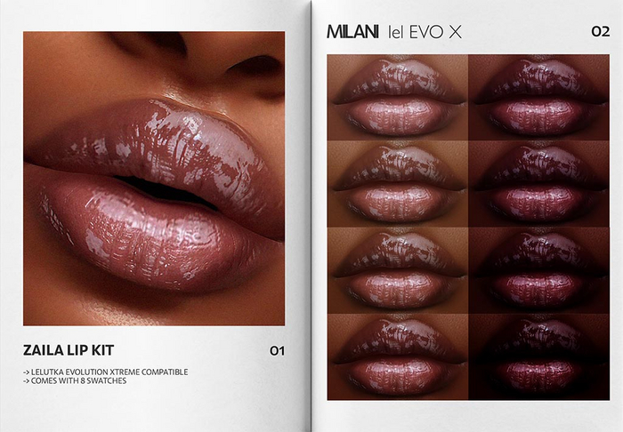 MILANI - "ZAILA" LIP KIT / FATPACK