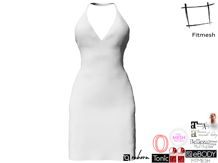 Full Perm Women's Halter Corset Dress Maitreya 5.3 LaraX, Slink Hourglass, Belleza, Ocacin, Tonic, Legacy, Ebody Reborn