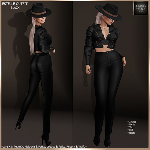 SAS - Estelle Black Outfit (LaraX & MB) 