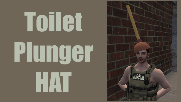 Toilet Plunger Hat Transfer