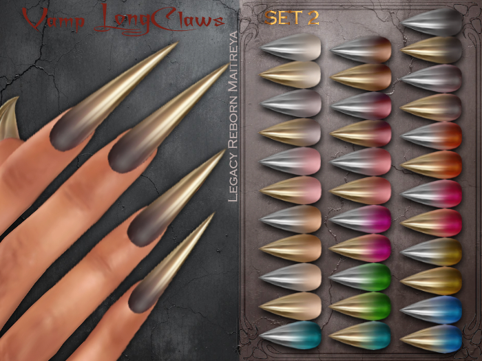 VampNail Long Claws Set2!!PROMO!!
