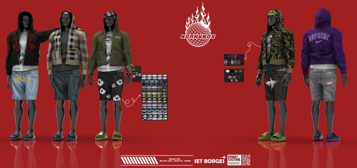 NOAHVNDX - "Borges" Short FATPACK