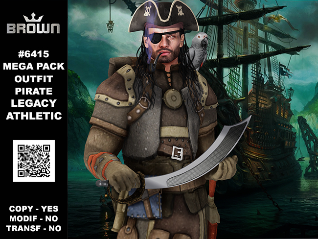 6415 MEGA PACK OUTFIT PIRATE - LEGACY ATHLETIC piratebrown25