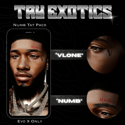 T.Exotic NUMB TAT PACK