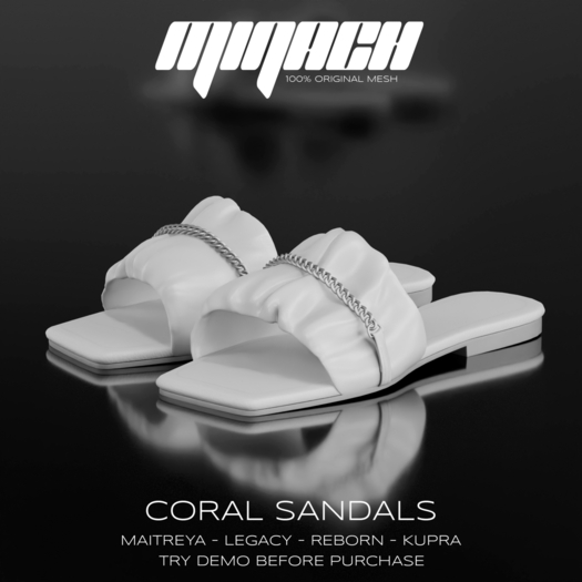 MINACH - Coral Sandals - DEMO