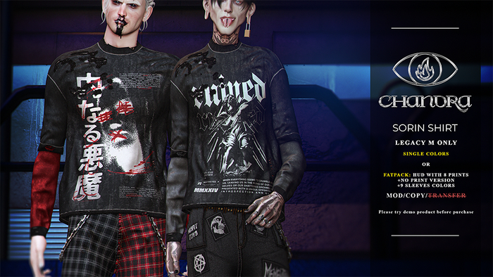 +CHANDRA+ Sorin Shirt FATPACK