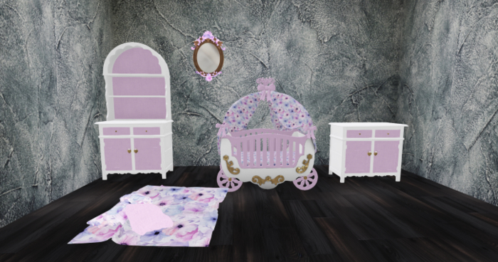 DARK RAVEN PRINCESS PINK ZOOBY SET