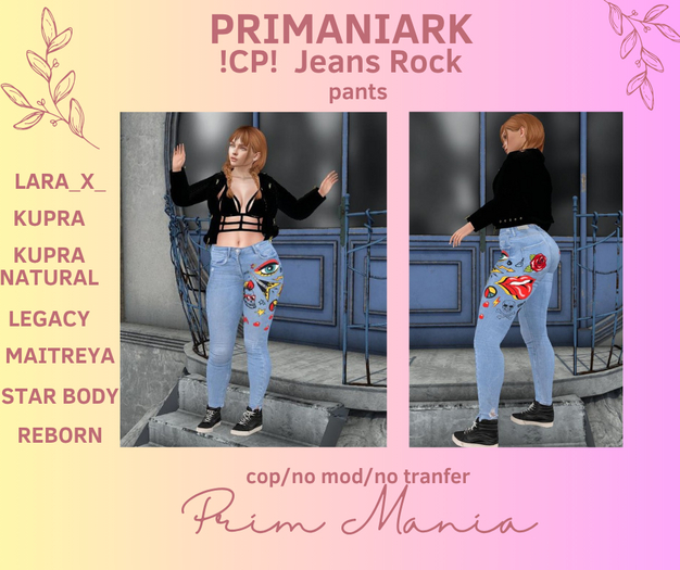 !CP! Calca Jeans Rock