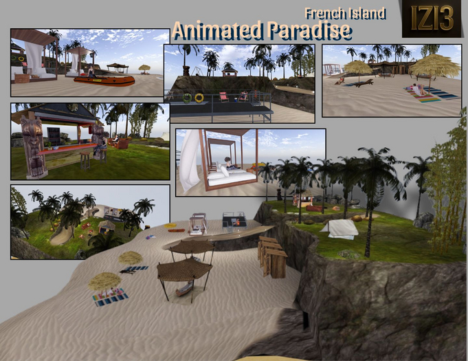 French Island _ Animated Tropical Paradise, Copy Modify