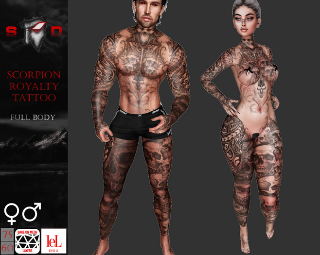 Sinister Designs: Scorpion Royalty Tattoo