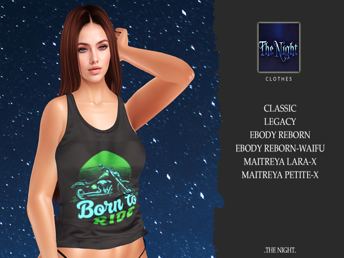 .TN. Born to RIDE- Tank Top v3