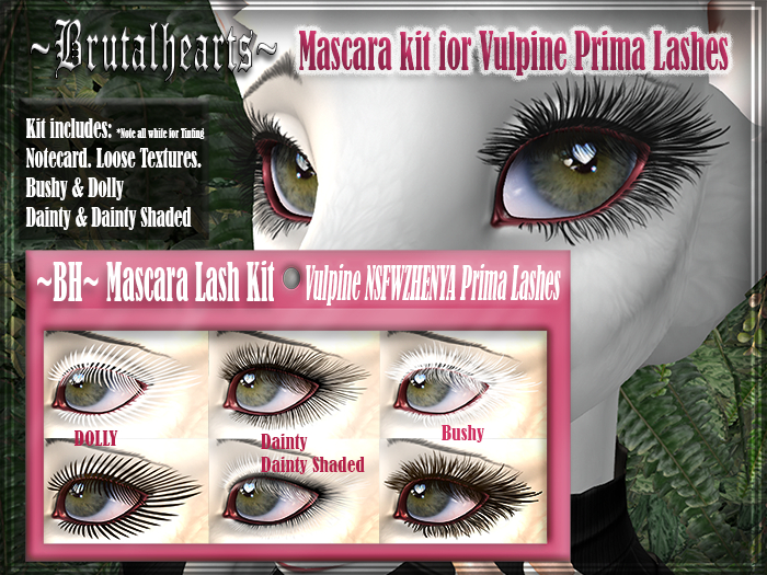 ~BH~ Mascara Kit - NSFWZHENYA Vulpine Prima Lashes