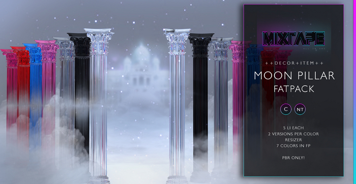 MIXTAPE Decor - moon pillar - FP 