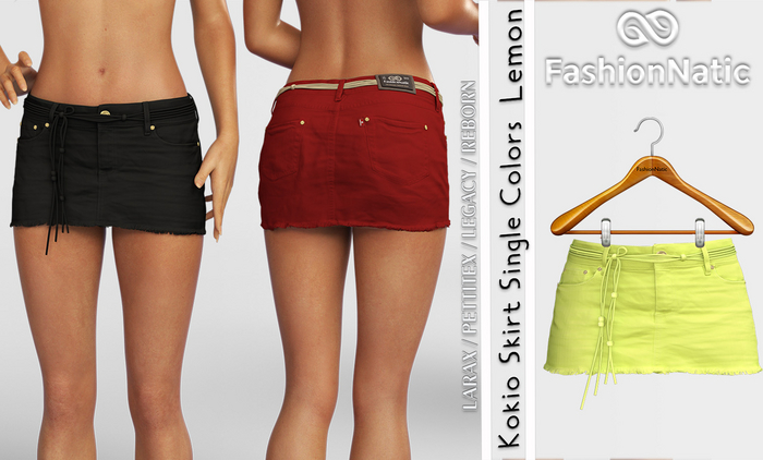 Skirt Kokio Lemon - Reborn, Legacy, LaraX, PetiteX FashionNatic