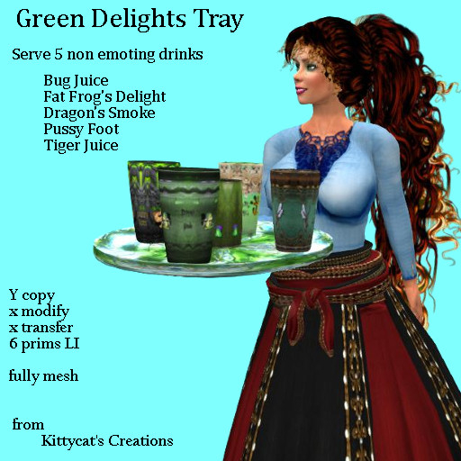 Green Delights Tray box