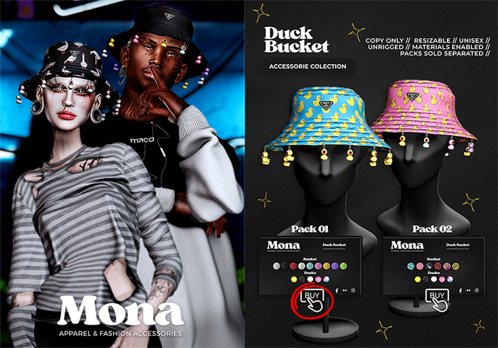 MONA - Duck Bucket - PACK 1 (AutoUnpack)