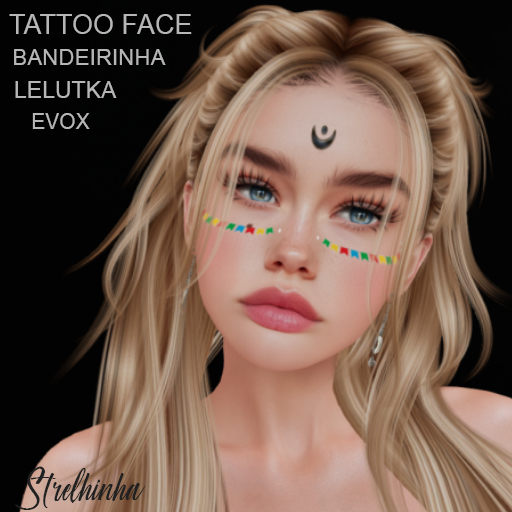 TATTOO FACE EVOX BANDEIRINHA 25