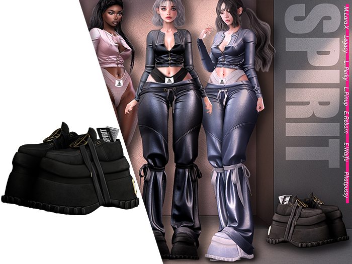 SPIRIT - Evka platforms [BLACK]