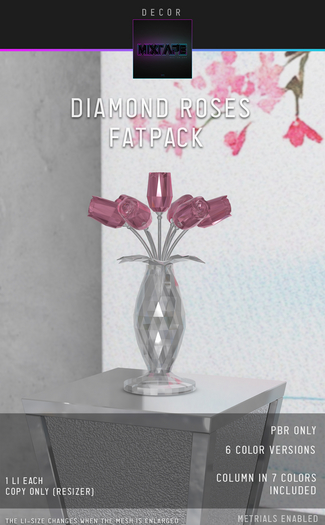 MIXTAPE Decor - diamond rose  FP 