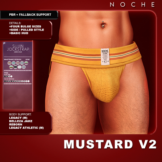 Noche. Sujin Jockstrap Mustard