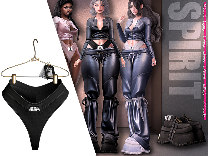 SPIRIT - Evka panties [BLACK]