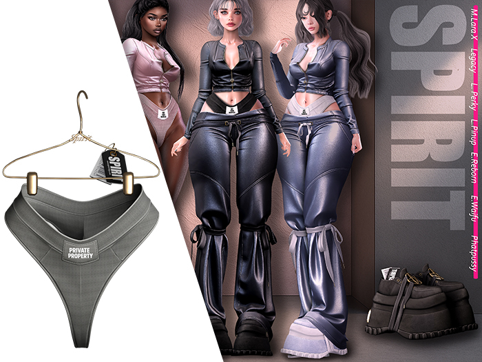 SPIRIT - Evka panties [GRAY]