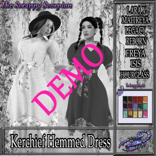 Kerchief Hemmed Dress DEMO