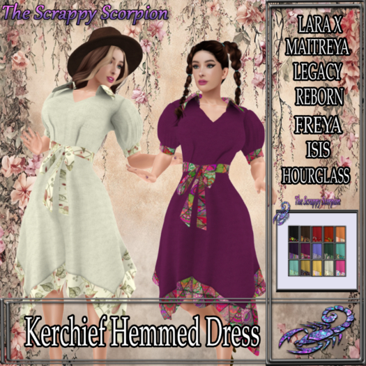 Kerchief Hemmed dress