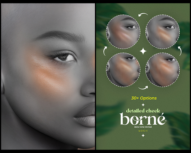 BORNE. DETAILED CHEEKS I FACEKIT - VOL.1 (EVOX)