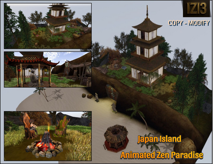 Japan Island _ Animated Zen Paradise, Copy Modify
