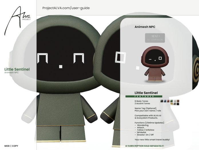 Project ALVA. The Little Sentinel [NPC]