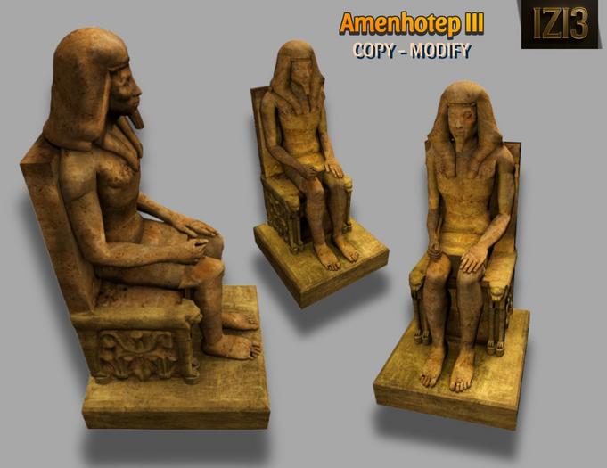 Statue of Amenhotep III  Copy Modify isabelleize 9 impt