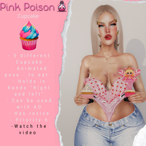 Pink Poison - Cupcake Rainbow