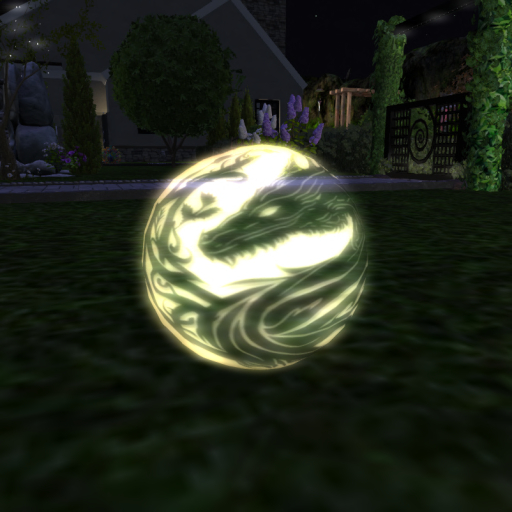 Dragon Moon Garden Path Lights