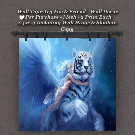 Wall Tapestry Fae & Friend1