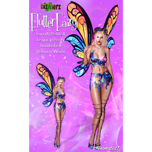 hizNherz Flutter Fairy Outfit (Animated)