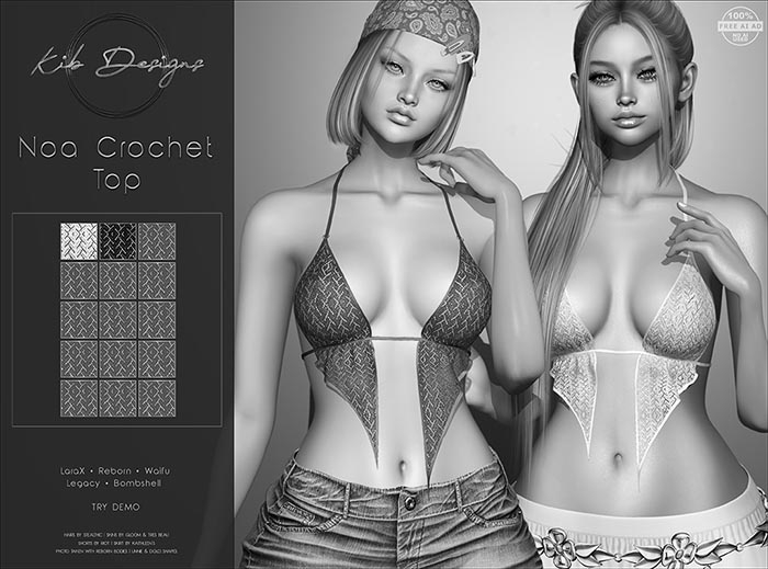 KiB Designs - Noa Crochet Top DEMO