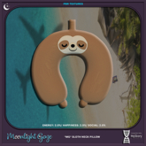 *MG* Sloths Neck Pillow (Add)