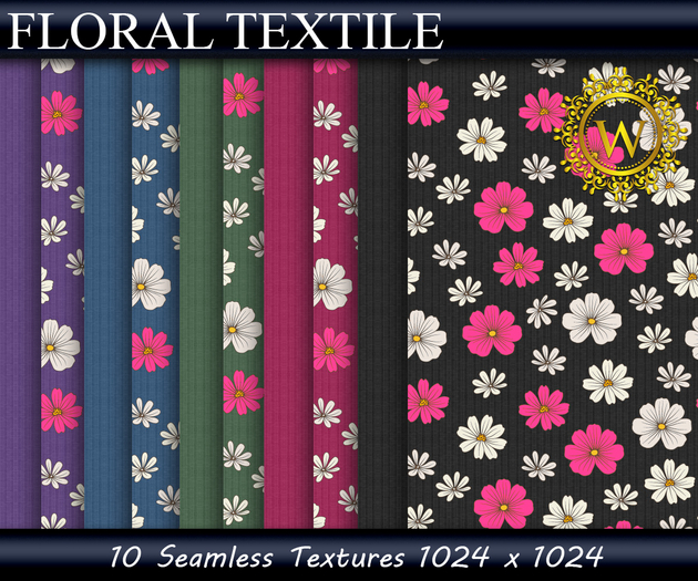 Floral Textile Textures