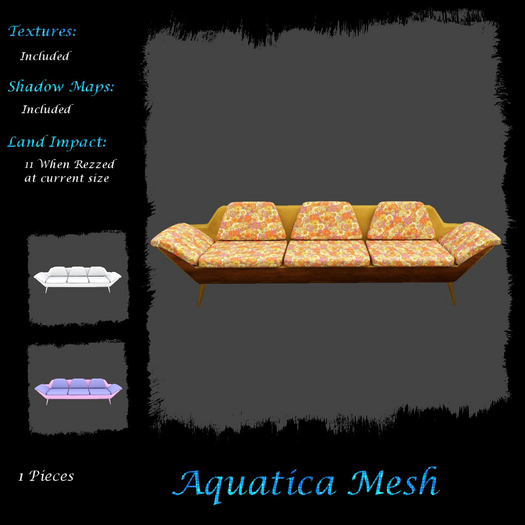 Aquatica Mesh - AM026219 60s Retro Sofa