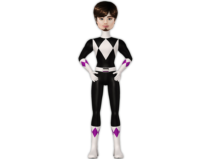 Garbaggio // Asexual Pride Ranger